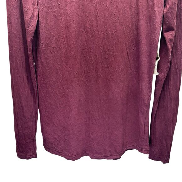 Cotton Citizen Shirt Mens Small Burgundy Classic Textured Long Sleeve Designer - Picture 2 of 14
